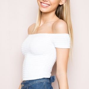 White Charlene Top